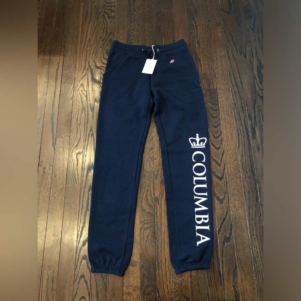 *NWT* League Collegiate Wear Women’s S Columbia University Navy Blue Sweatpants - Picture 2 of 16